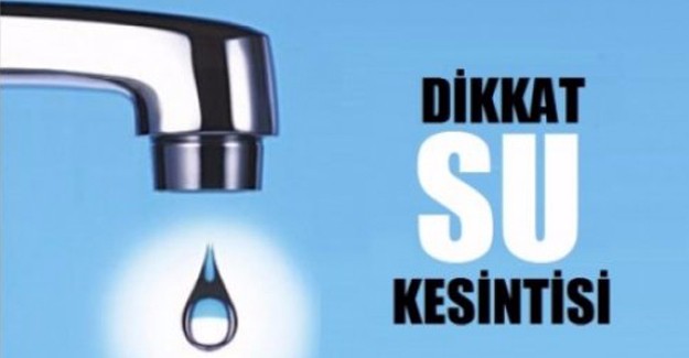 Bursa Osmangazi su kesintisi! 24-31 Ağustos 2016