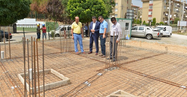 İnegöl Belediyespor misafirhanesinin inşaatı devam ediyor!
