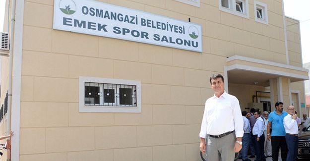 Osmangazi Emek Spor Salonu yenilendi!