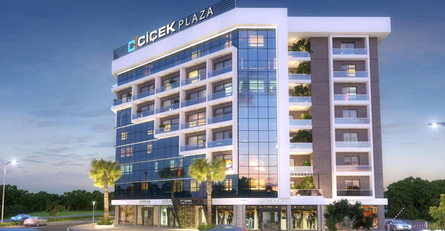 İzmir'de 164 ofisli Çiçek Plaza açıldı!