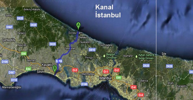 Kanal İstanbul güzergahında 500 bin nüfuslu iki şehir kurulacak!