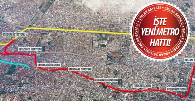 Bursa'ya yeni metro hattı geliyor!İşte güzergahlar...