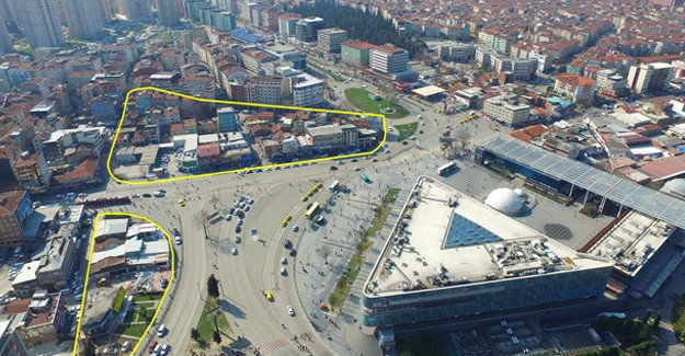 Bursa Belediyesi Kent Meydanı'nda 2.etap dönüşüm çalışmalarına başladı!