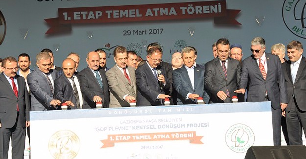 GOP Plevne İstanbul Kentsel Dönüşüm Projesi 1. Etap'ın temeli atıldı!