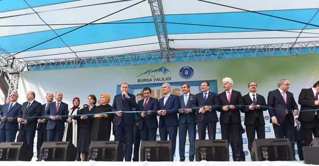 Bursa 'da 384 milyon TL'lik yatırımların toplu açılışı yapıldı!