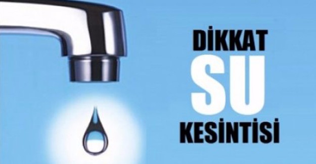 Bursa Nilüfer su kesintisi! 15 Haziran 2017