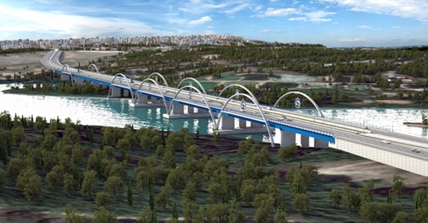Adana Devlet Bahçeli Köprüsü'nde çalışmalar hızla devam ediyor!