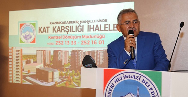 Başkan Büyükkılıç, Kazımkarabekir Mahallesi Kentsel Dönüşüm Projesi'ni tanıttı!