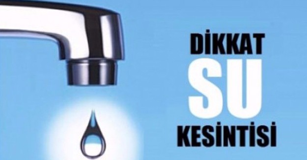 Bursa Nilüfer su kesintisi! 19 Temmuz 2017