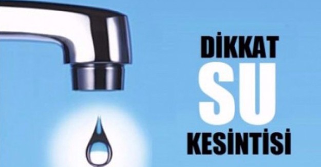 Bursa Osmangazi'de 1 haftalık su kesintisi! 28 Temmuz-4 Ağustos 2017