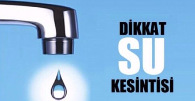 Bursa Osmangazi'de 8 günlük su kesintisi! 11-19 Temmuz 2017
