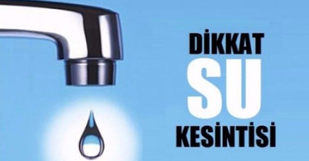 İzmir Kemalpaşa su kesintisi! 15-21 Temmuz 2017