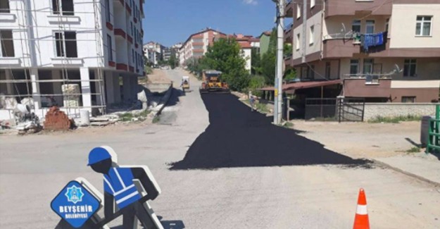 Konya Beyşehir'de yollar yenileniyor!
