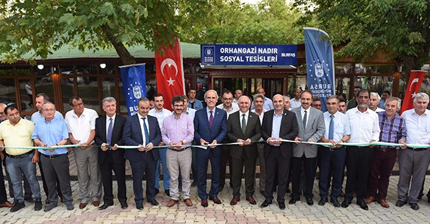 Bursa Orhangazi'de Nadır Sosyal Tesisleri hizmete açıldı!