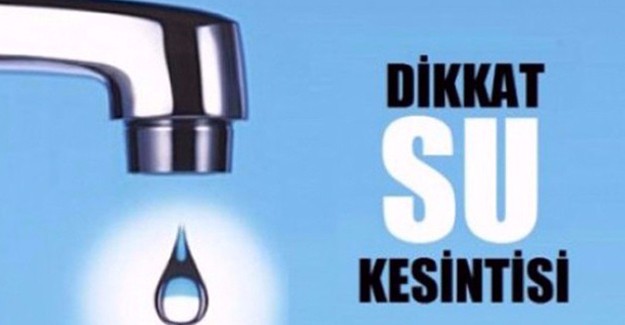 Bursa Osmangazi'de 1 günlük su kesintisi! 26 Ağustos 2017