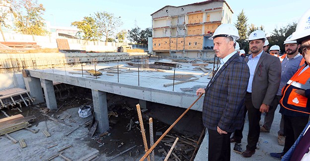 İstanbul Bağcılar'da yeni belediye binasının inşaatı devam ediyor!