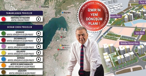 İzmir kentsel dönüşüm alanları yenilendi!