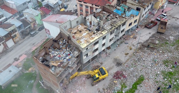 Erzurum Kevelciler kentsel dönüşüm projesi yıkımları başladı!