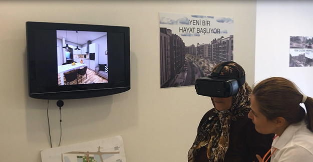 Belediye Evleri Mahallesi kentsel dönüşüm projesi sanal gerçeklik gözlükleri ile tanıtılıyor!