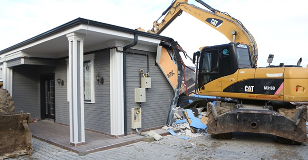 Nilüfer Belediyesi kaçak yapıların yıkım çalışmalarına devam ediyor!