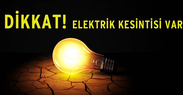 İzmir elektrik kesintisi 4 Ekim 2020!