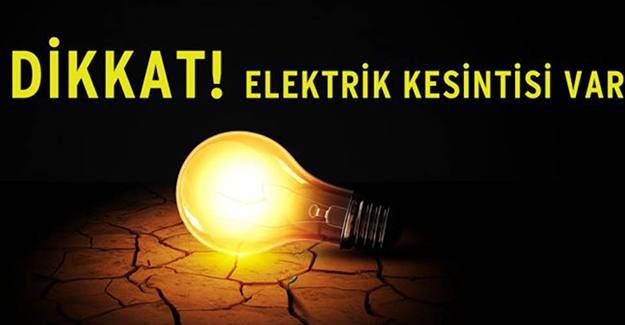 Bursa elektrik kesintisi 12-13-14 Ocak 2021!