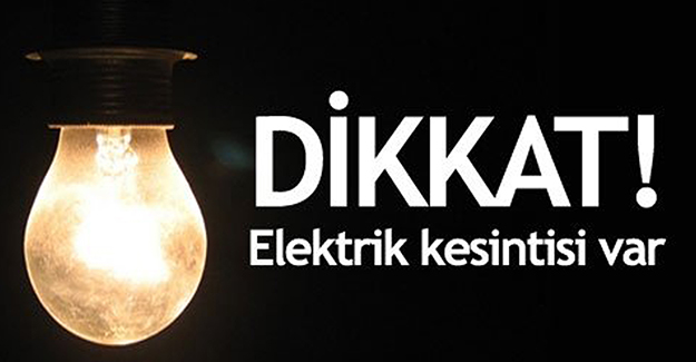 Bursa elektrik kesintisi 19-20 Mart 2021!