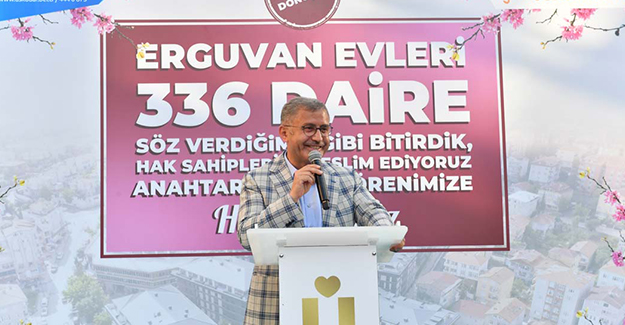 Üsküdar Erguvan Evleri'nde 336 daire kat maliklerine teslim edildi!