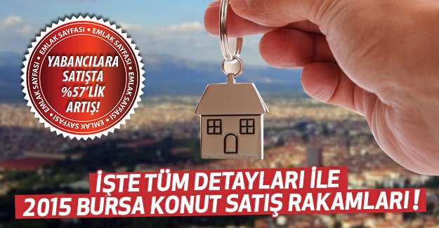 Bursa'da konut satışları geçen yıla göre yüzde 18 arttı!