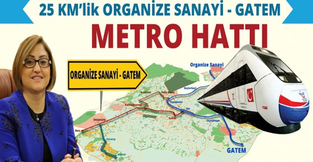 Gaziantep'te metro hattı çalışmaları başlıyor!