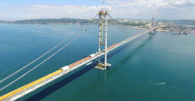 İzmit Körfez Geçiş köprüsü Osmangazi bayrama hazırlanıyor!