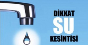 Bursa Nilüfer'de 2 günlük su kesintisi! 26-27 Aralık 2016