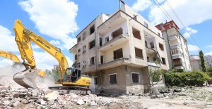 Kayseri Sahabiye Kentsel Dönüşüm projesinde yıkım çalışmaları hızlandı!