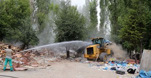 Ankara Çankaya'da 36 gecekondu yıkıldı!