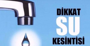 Bursa Osmangazi'de su kesintisi! 11 Eylül 2017