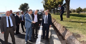 Kayseri Belediye Başkanı Mustafa Çelik yol çalışmaları inceledi!