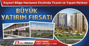 Kayseri Belediyesi 23 adet iş yerini ihale ile satışa çıkarıyor!