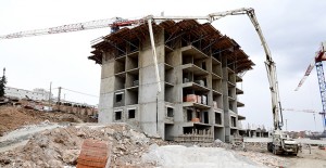 Beydağ kentsel dönüşüm projesinde yapılar yükselmeye başladı!