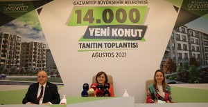 Gaziantep'e 14 bin yeni konut projesi için kollar sıvandı!