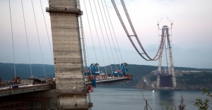 3. Köprüde kullanılan kablolar dünyayı üç kez dolaşacak uzunlukta!