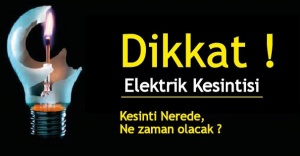 İstanbul'da Cuma günü elektrik kesintisi olacak